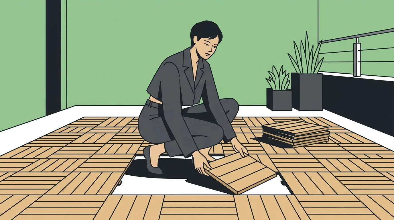 Caillebotis IKEA pour terrasse : avis et installation des dalles