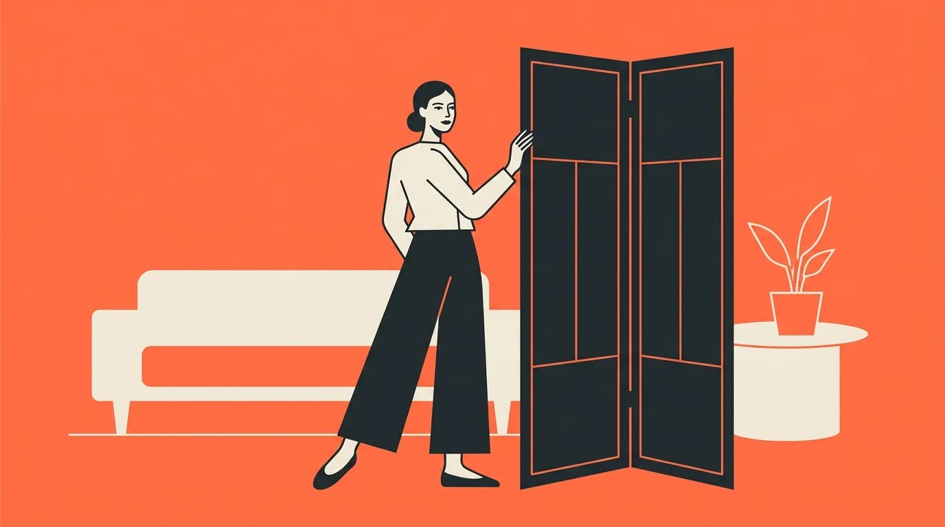 Paravent IKEA GLAMBERGET : alternative économique aux verrières pour diviser votre espace