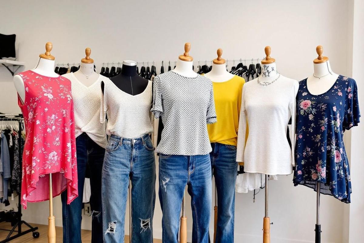 Les 6 hauts qu'une rédactrice mode petite taille porte avec un jean baggy