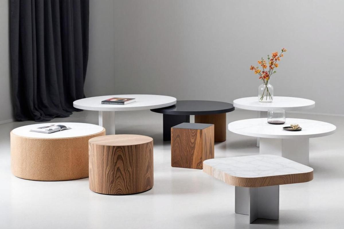 6 Tendances chics de tables basses que les designers adorent en 2026
