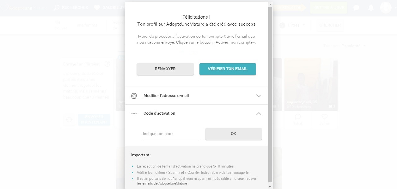 Adopte une mature : mon Avis