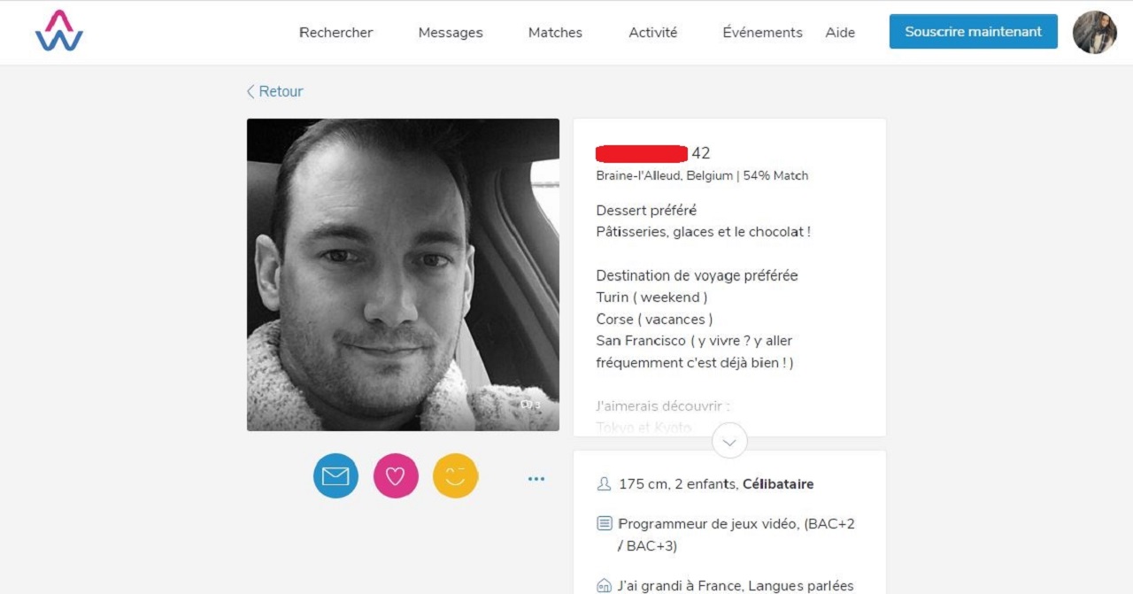 Application & site de rencontre en ligne