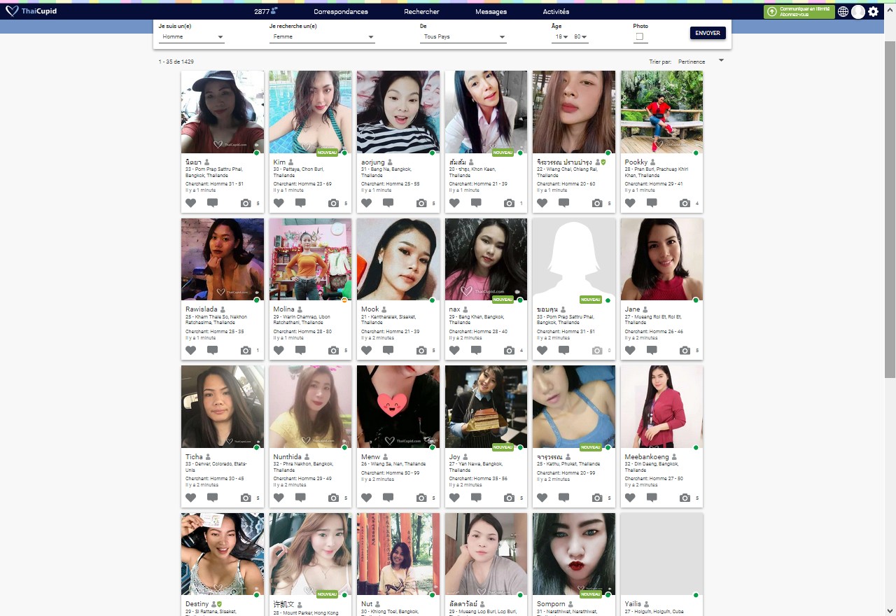 Accueil de Thai Cupid