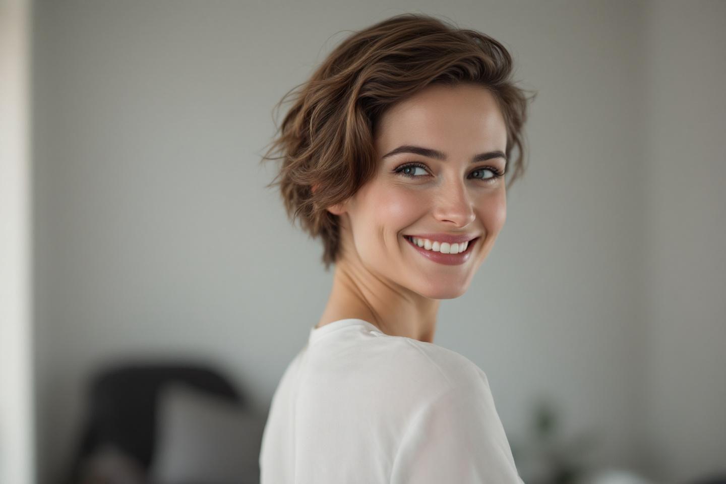 Coiffure courte visage rond : id&eacute;es pour sublimer votre visage