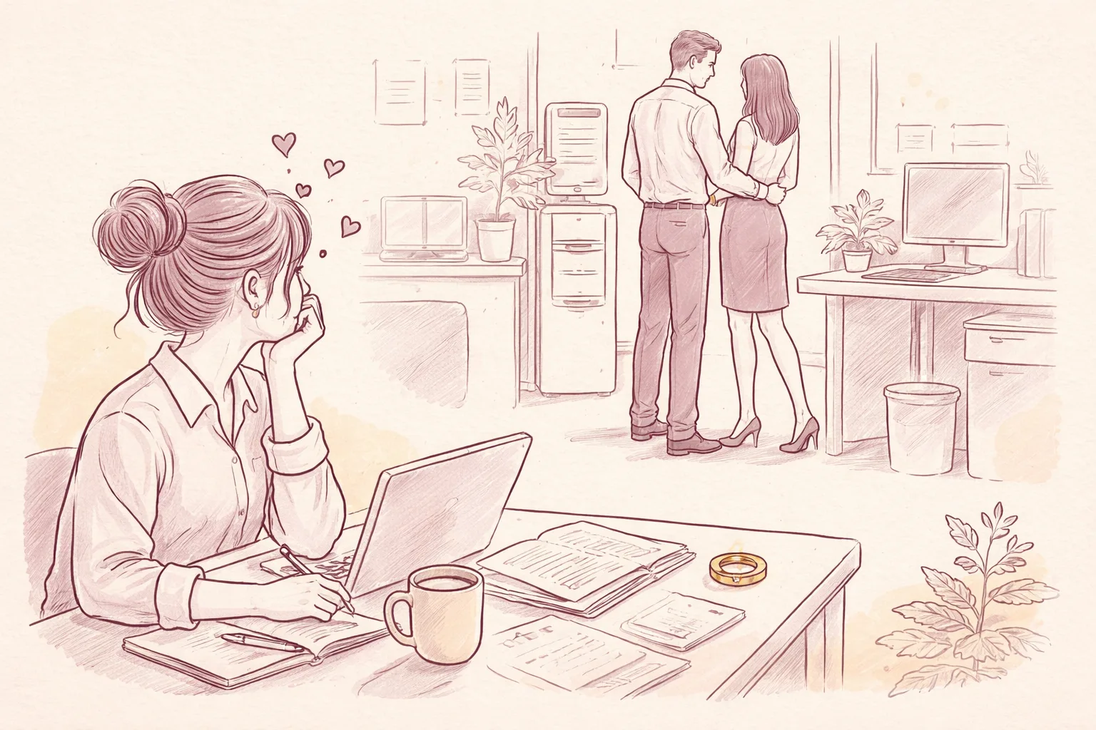 Comment gérer une relation amoureuse avec un collègue marié ?