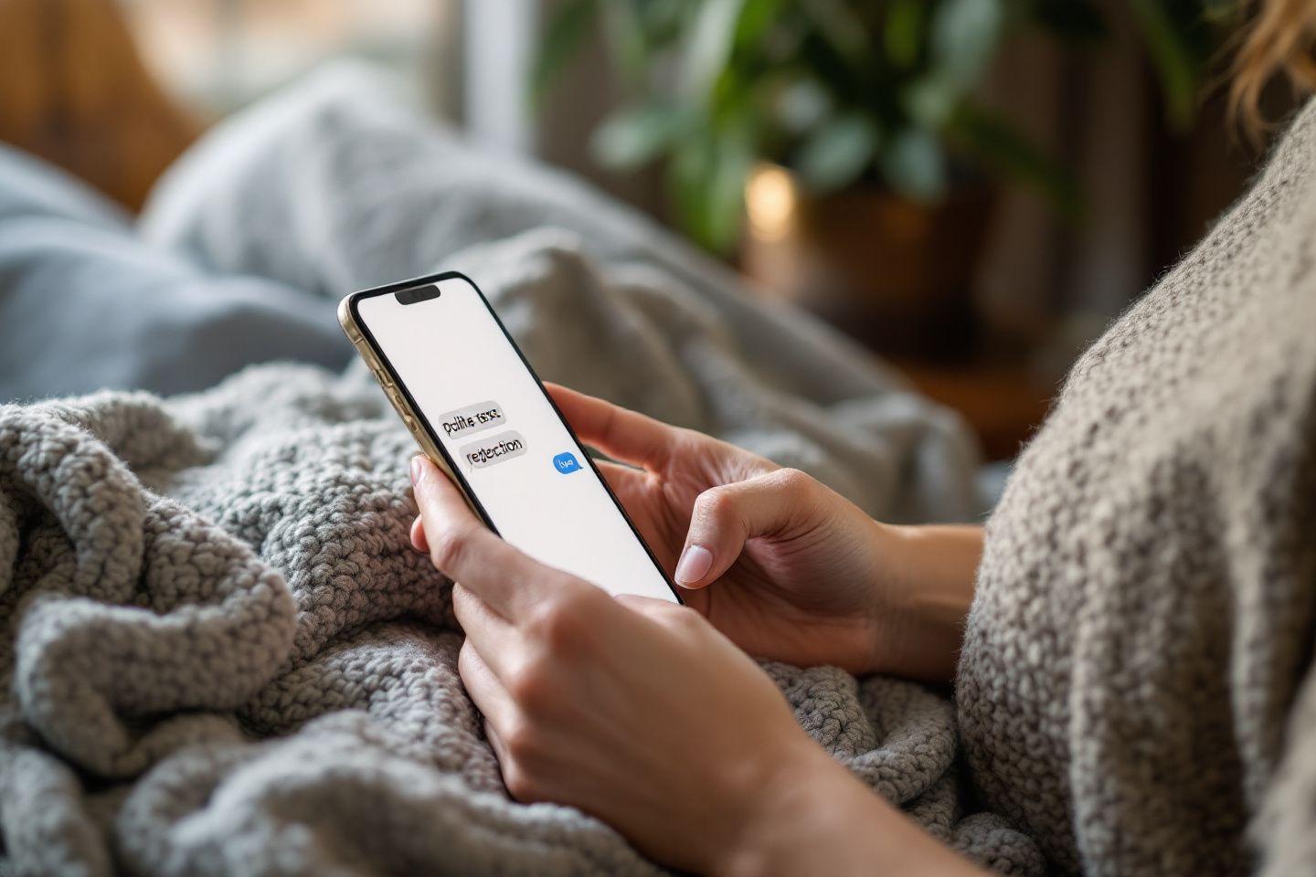 Comment recaler un mec gentiment par sms : 5 phrases pour dire non sans le froisser