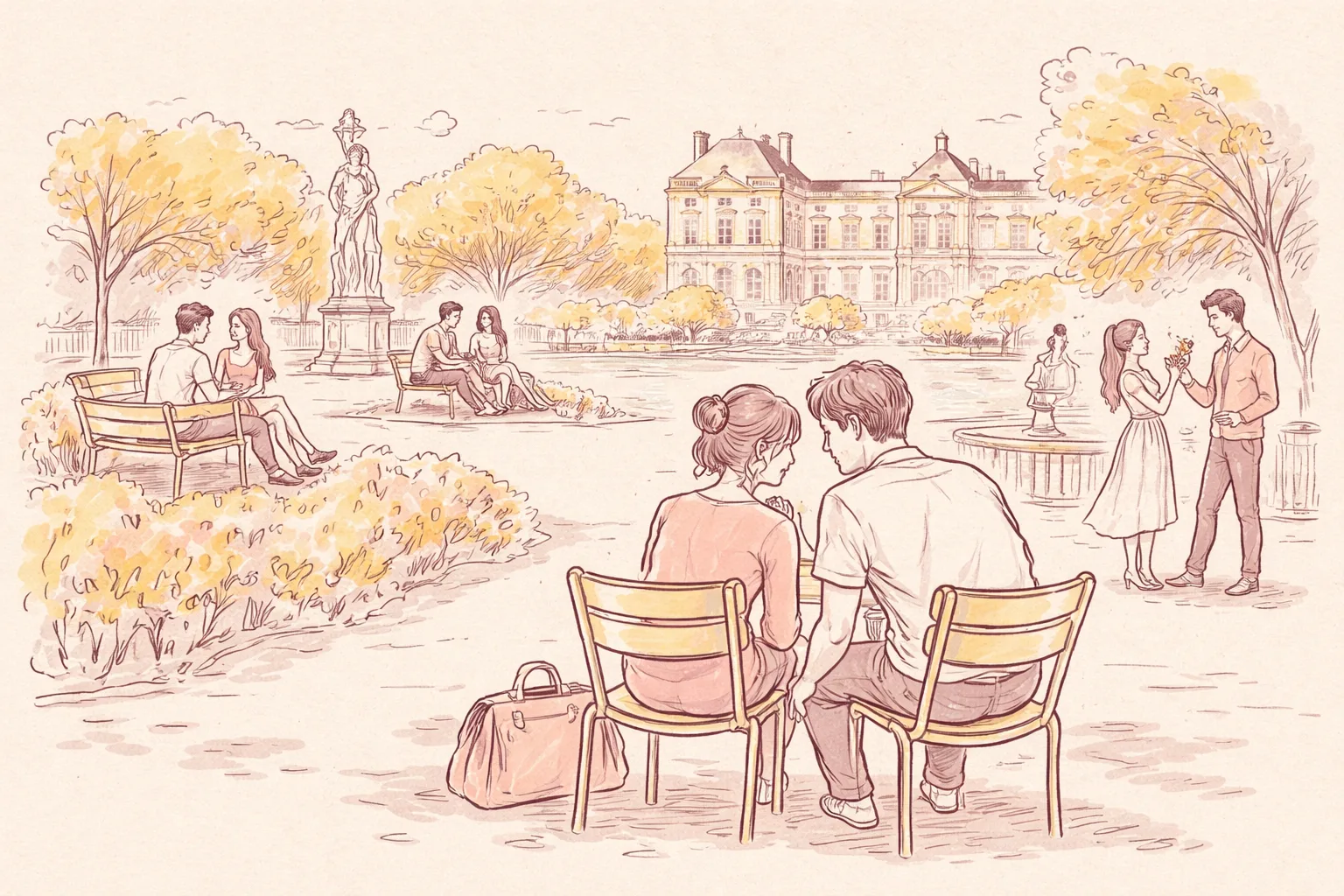 Drague au jardin du Luxembourg : les meilleurs conseils pour séduire à Paris