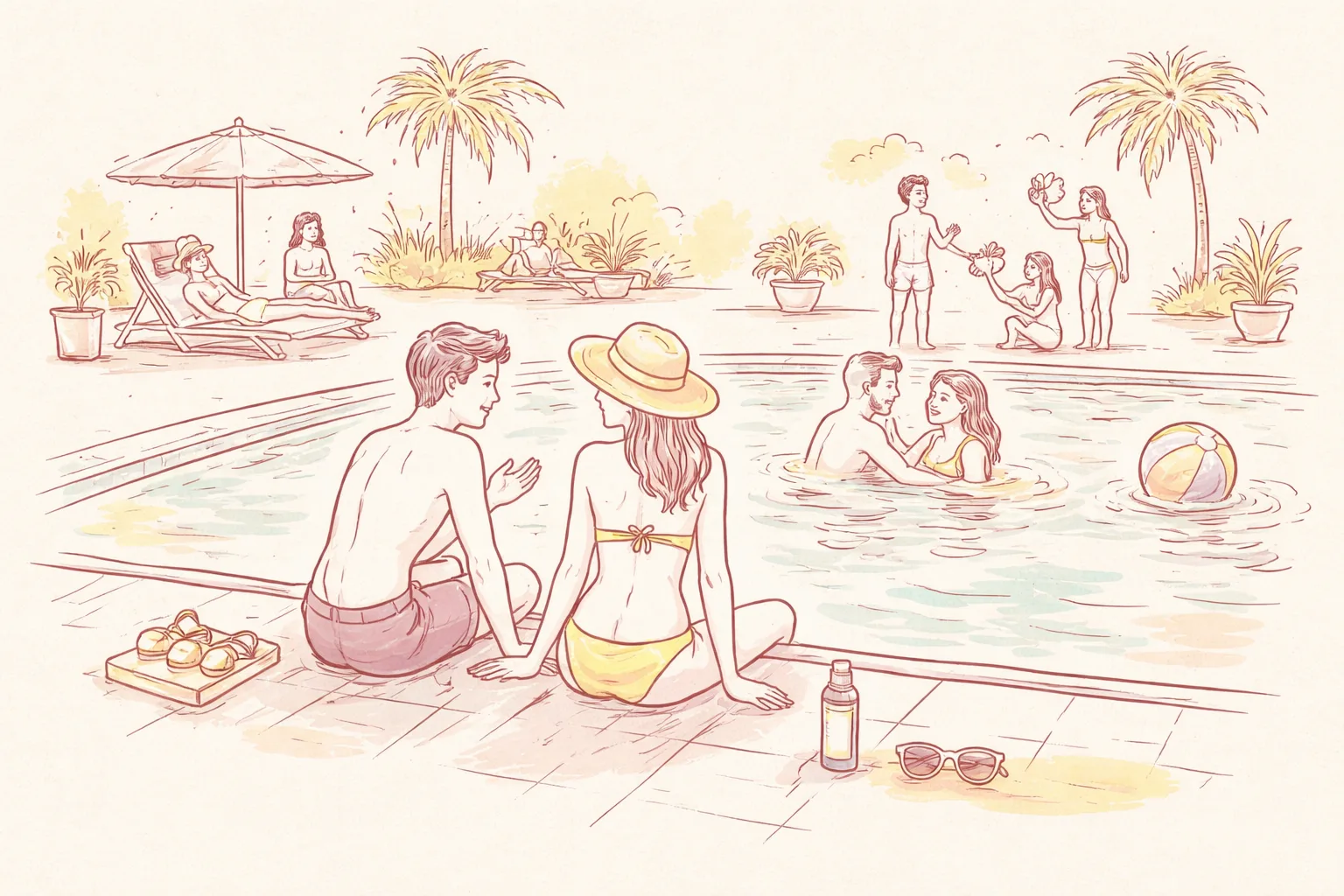 Draguer à la piscine : conseils et techniques pour séduire sans passer pour un dragueur lourd