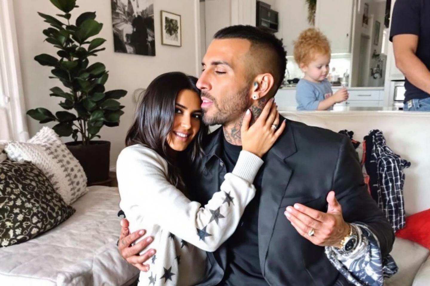 Kourtney Kardashian et son mari Travis Barker : leur amour et leur famille réunis