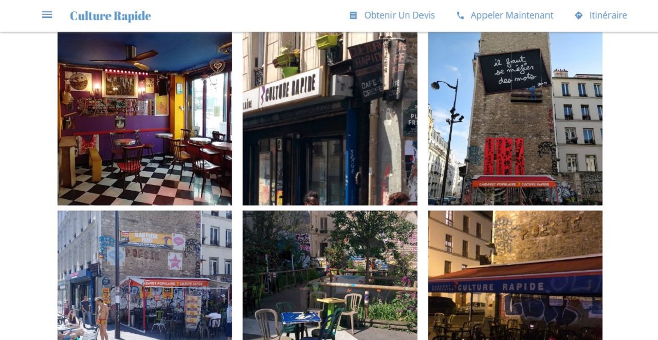 Culture Rapide Paris