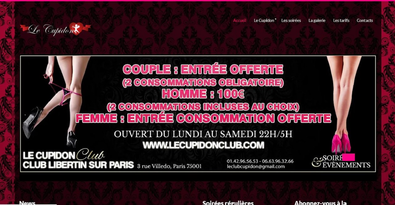 Rencontre libertine / échangiste sur Paris : bars, discothèques et autres lieux 