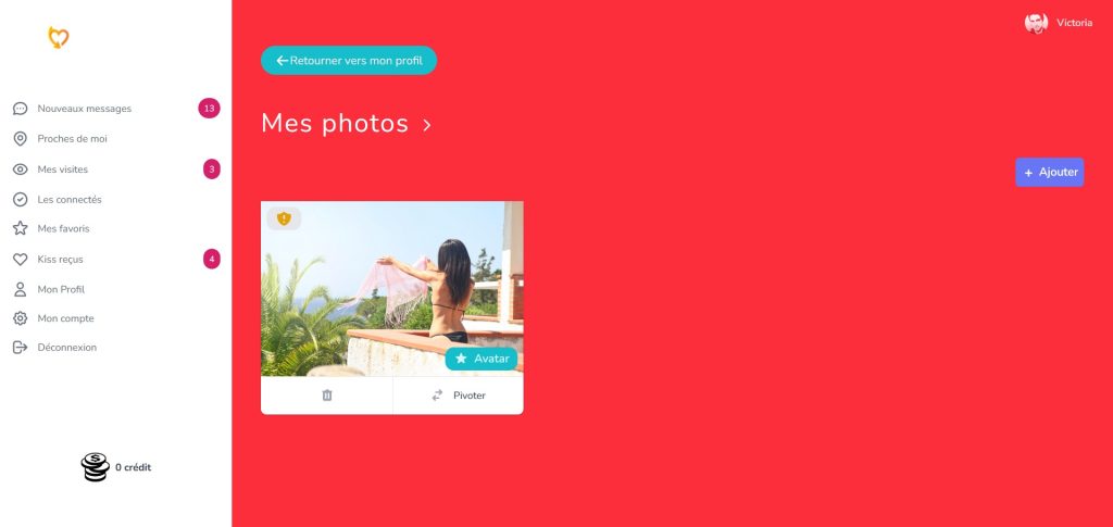 mon mur coquin sur le site de rencontres Idilys