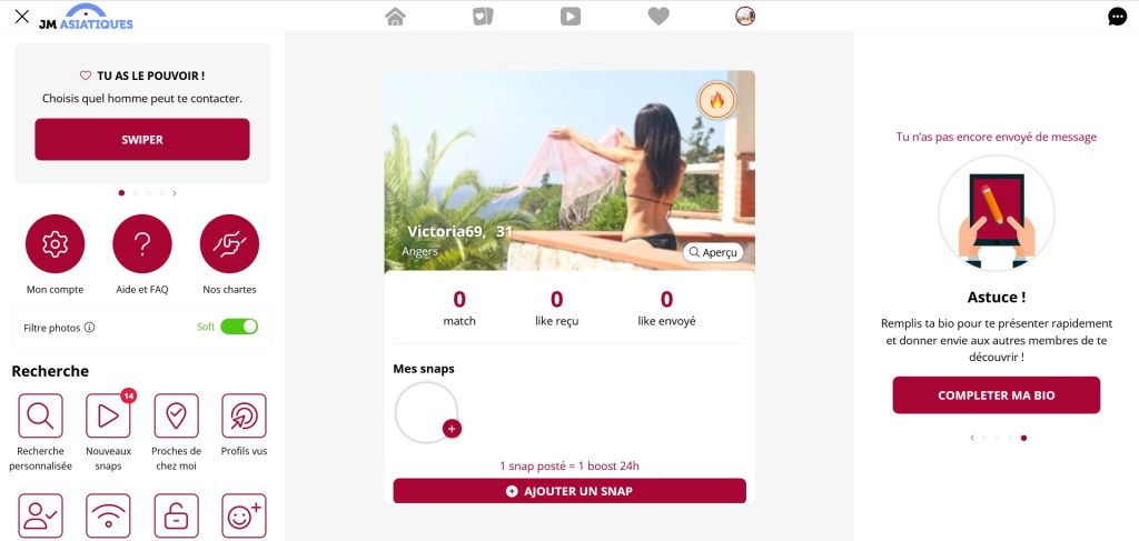 ma photo sensuelle sur le site de rencontres JM Asiatiques