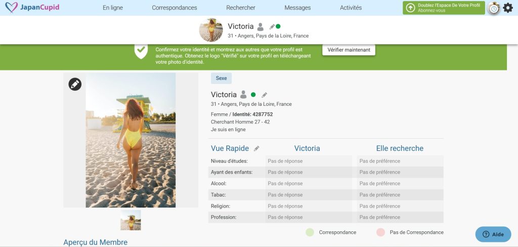 mon cul bandant sur le site de rencontres asiatiques JapanCupid