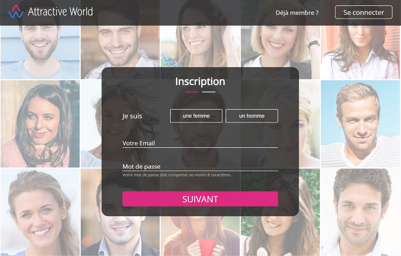 Application & site de rencontre en ligne