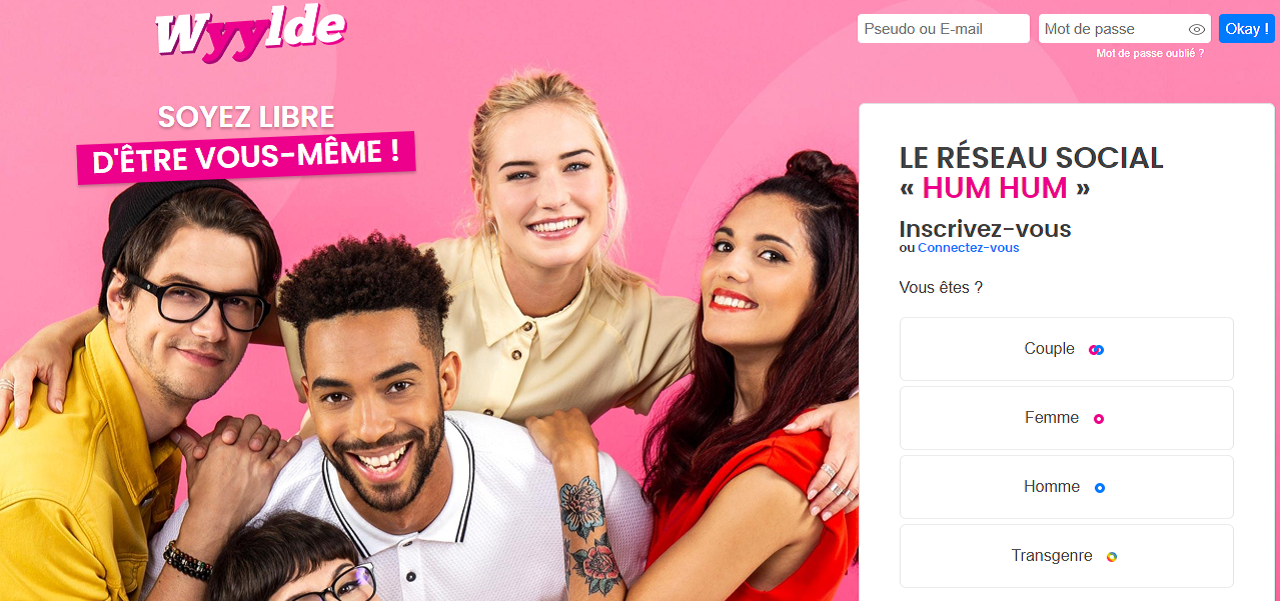 Page d'accueil Wyylde