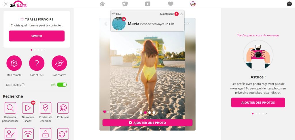 mes fesses parfaites sur le site coquin JM Date